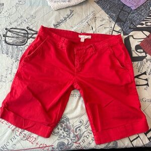 Red Women's Shorts
